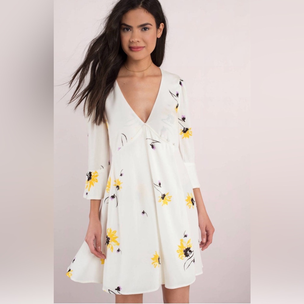 NWT FREE PEOPLE Time On My Side Mini Wrap Dress Size M